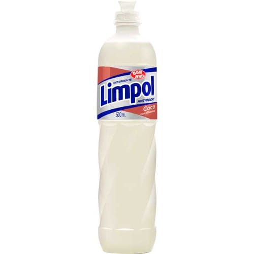 Detergente Líquido Coco Limpol 500ml - 24 Unidades